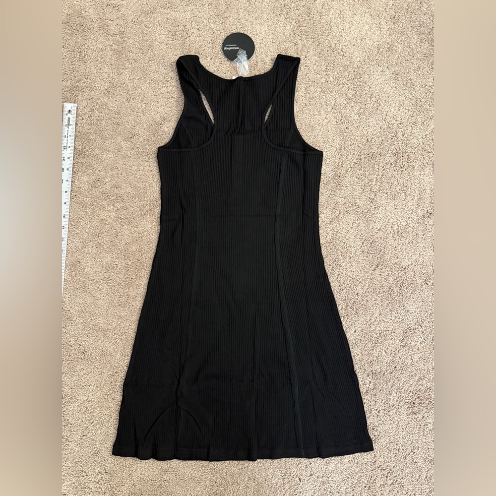 Mittoshop Mini Dress Women size S,M,L Racer Ribbed Tank Button Henley Neckine - Picture 7 of 9